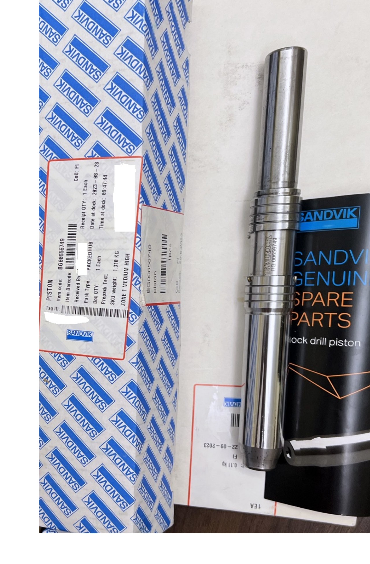 Поршень перфоратора RD106 BG00656749